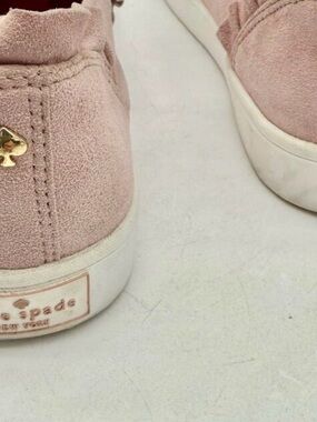 Kate Spade  Pink Suede Slip-On Sneakers